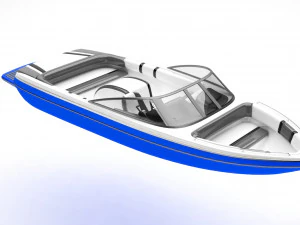 speed boat 3D Model