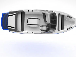 speed boat 3D Model
