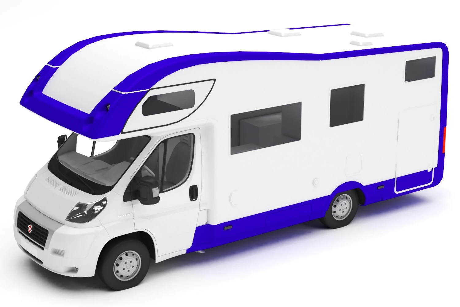 home truck 3D Model .c4d .max .obj .3ds .fbx .stl .blend 