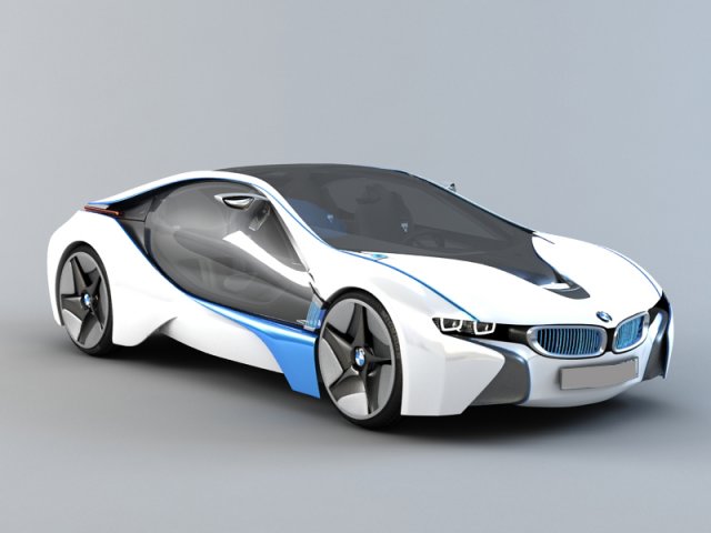 concept car 3D Model .c4d .max .obj .3ds .fbx .stl .blend 
