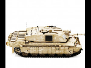 challenger ii british tank 3D Model