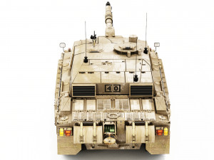 challenger ii british tank 3D Model