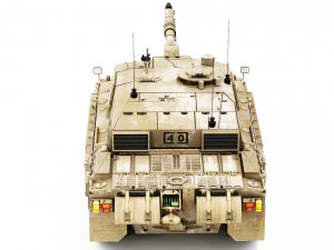 challenger ii british tank 3D Model