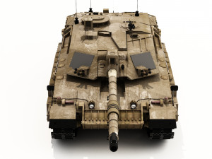 challenger ii british tank 3D Model