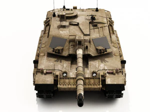 challenger ii british tank 3D Model