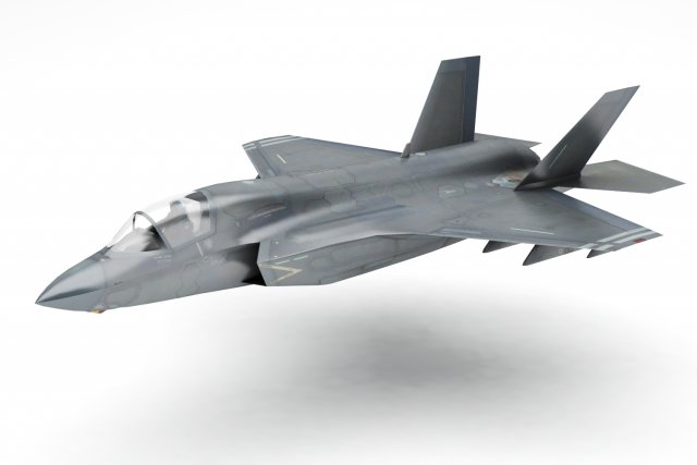 f-35 3D मॉडल .c4d .max .obj .3ds .fbx .stl .blend 