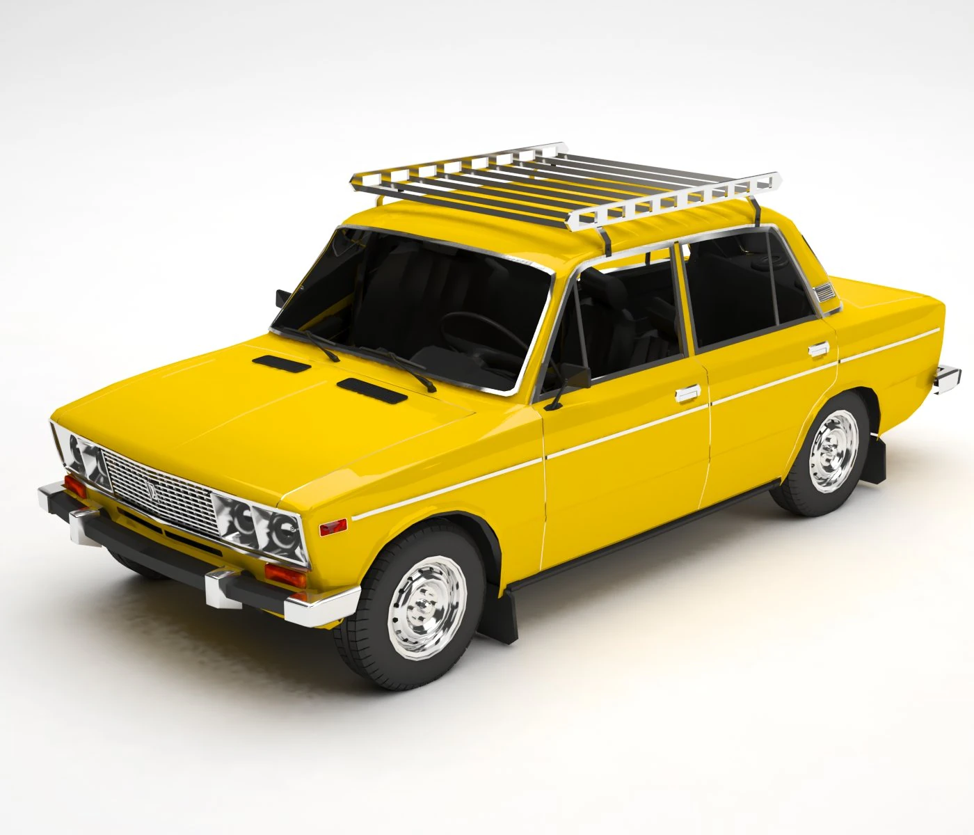 lada car 3D Model .c4d .max .obj .3ds .fbx .stl .blend 