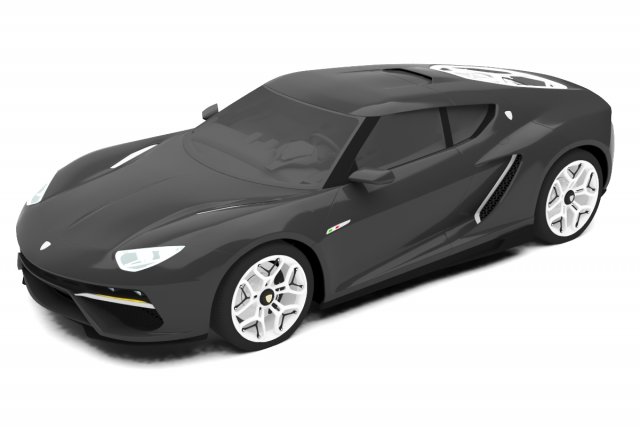lamborgini Model 3D .c4d .max .obj .3ds .fbx .stl .blend 
