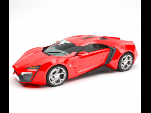 lykan car 3D Model