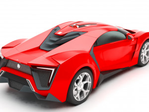 lykan car 3D Model