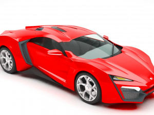 lykan car 3D Model