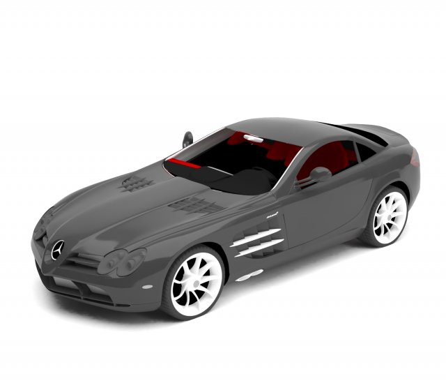mercedes Modèle 3D .c4d .max .obj .3ds .fbx .stl .blend 