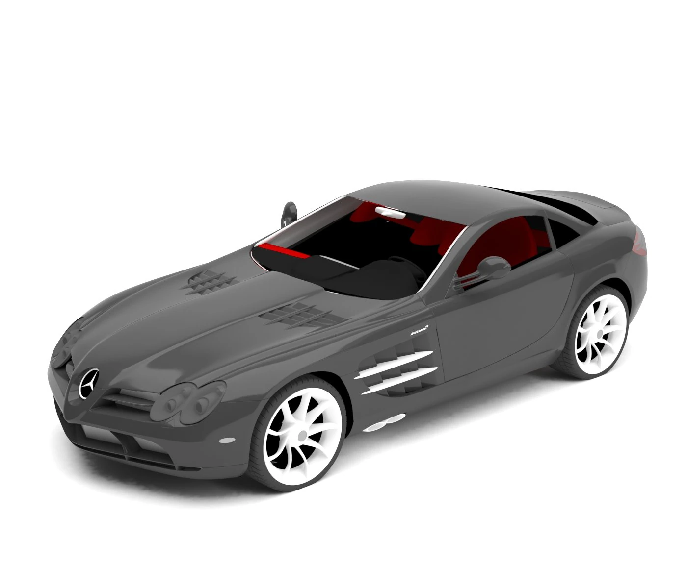 mercedes 3D Model .c4d .max .obj .3ds .fbx .stl .blend 