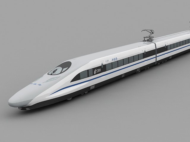 pullet train Model 3D .c4d .max .obj .3ds .fbx .stl .blend 