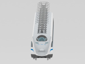 pullet train Model 3D