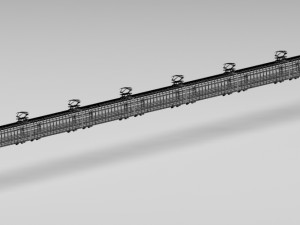 pullet train Model 3D