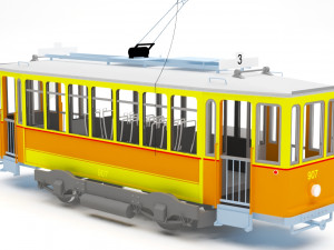 tram 3D 模型