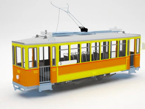 tram 3D Model