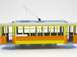 tram 3D Model