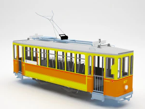 tram 3D Model