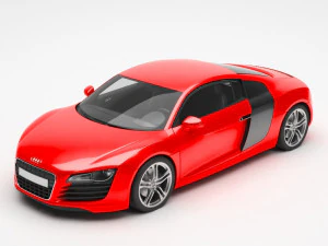 mobil audi Model 3D