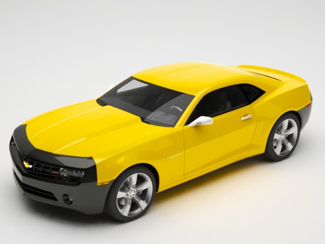chevrolet camaro Modèle 3D .c4d .max .obj .3ds .fbx .stl .blend 