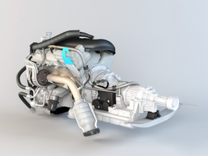 engine Modelo 3D