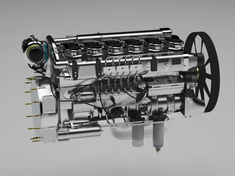 engine 3D Model .c4d .max .obj .3ds .fbx .stl .blend