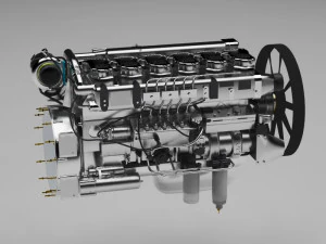 engine 3D Model