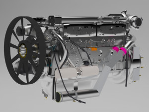 engine 3D Model