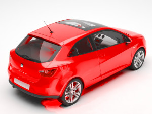 seat car Modello 3D
