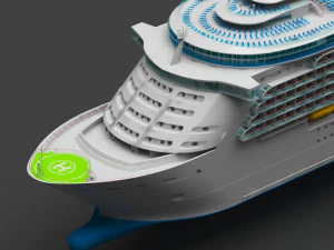 cruiser ship 3D Model