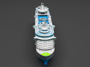 cruiser ship Model 3D