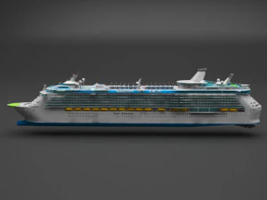 cruiser ship 3D Model