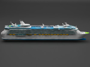 cruiser ship Model 3D