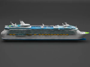 cruiser ship 3D Model