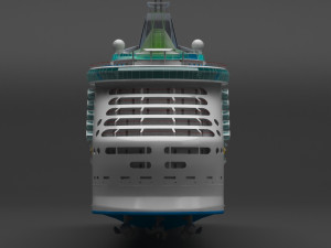 cruiser ship Model 3D