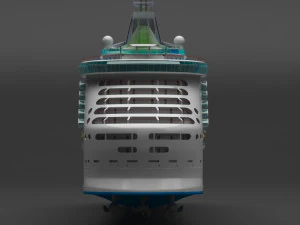 cruiser ship 3D Model