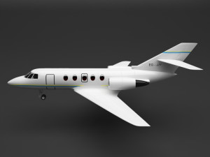 private plane Modelo 3D