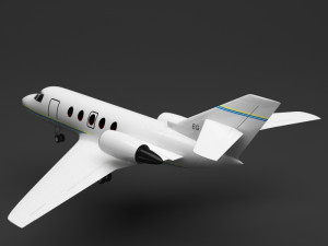 private plane Modelo 3D