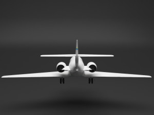 private plane Modelo 3D