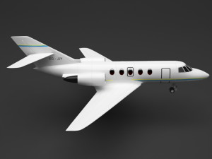 private plane Modelo 3D