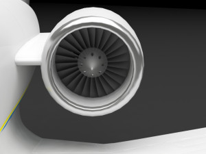private plane Modelo 3D