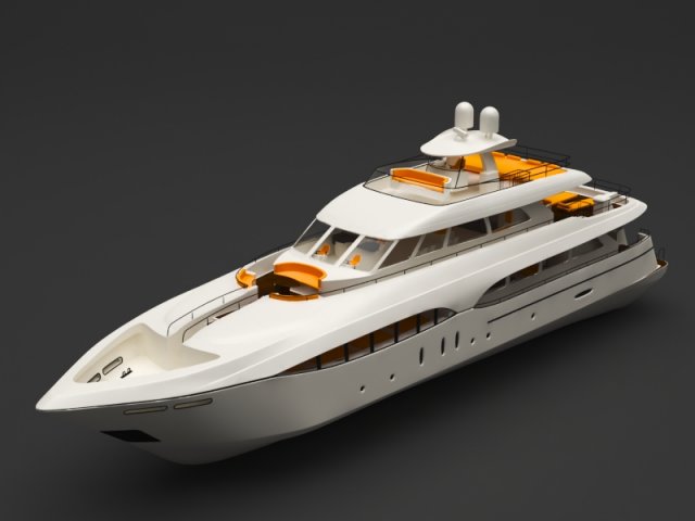 private boat 3D 모델 .c4d .max .obj .3ds .fbx .stl .blend 