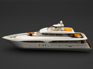 private boat 3D 모델
