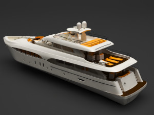 private boat 3D 모델