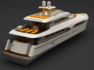 private boat 3D 모델