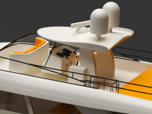 private boat 3D 모델