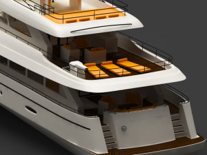 private boat 3D 모델