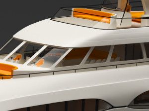 private boat 3D 모델